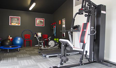 The guest gym